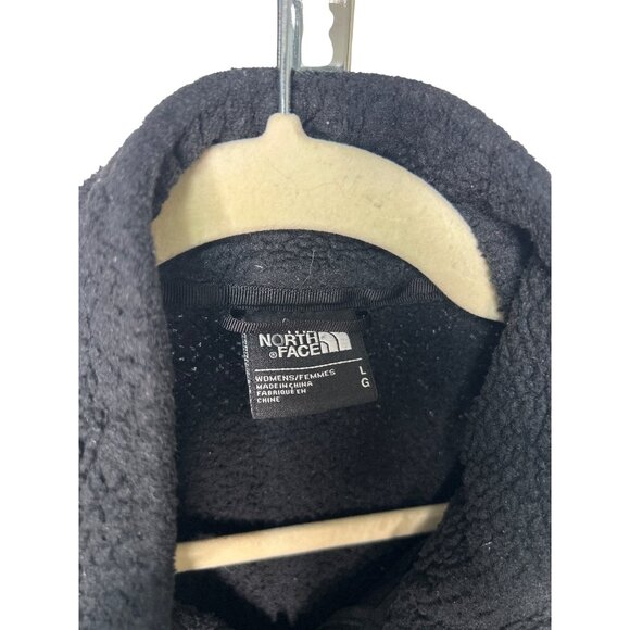 The North Face Womens Black Full Zip Fleece Jacket L Warm Outerwear - Picture 5 of 8